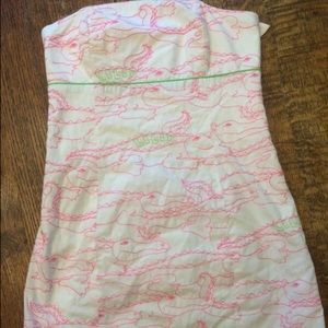 Lilly Pulitzer strapless dress size 0