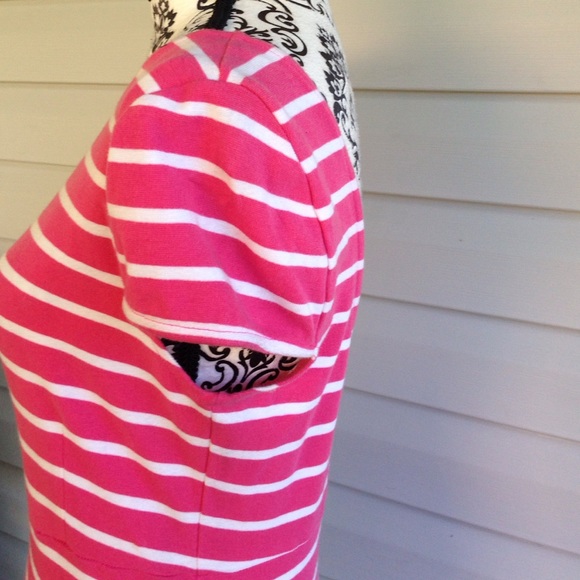 ⭐️SOLD⭐️ Striped Scoop Back Midi Dress - Picture 4 of 4