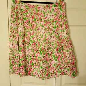 Cute floral a line skirt