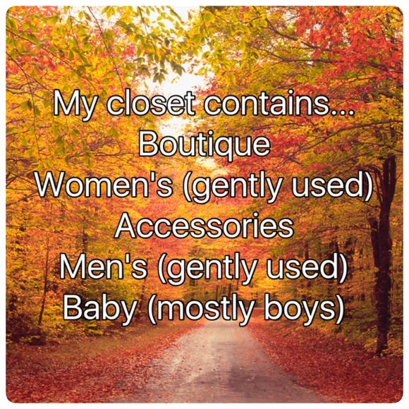 Welcome to my closet!