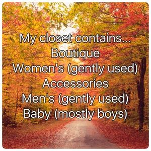 Welcome to my closet!