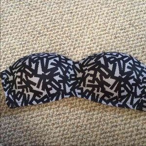 PINK Strapless Bandeau