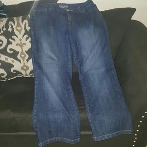 Womens Plus Size Blue Jeans