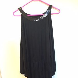 Guess cold shoulder shirt dress