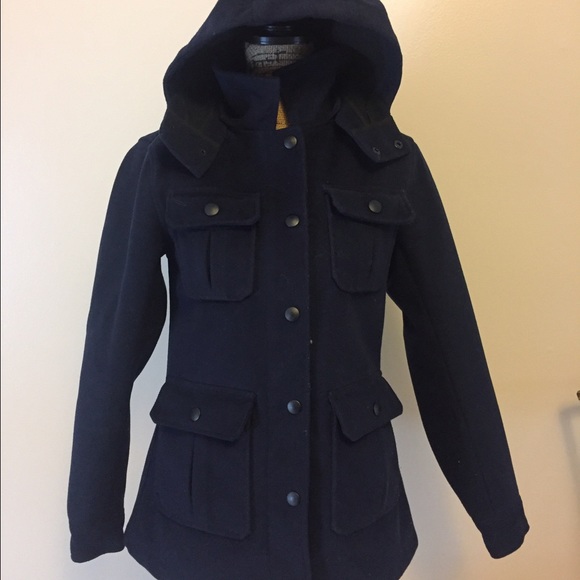 Corduroy rain coat