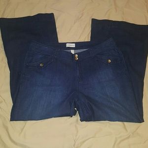 Plus Wide Leg jeans