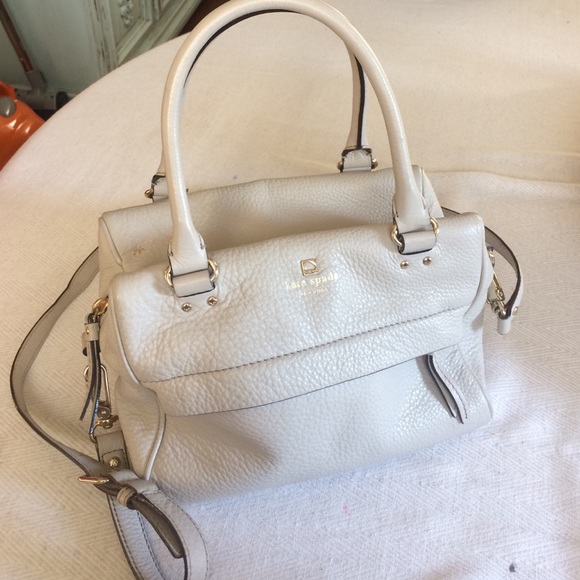 Kate Spade Beige Purse with Shoulder Strap