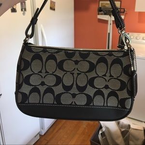 FINAL PRICE DROP Small coach signature handbag