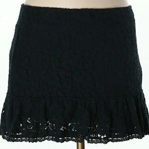 Navy Lace Hollister Skirt