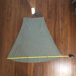 NEW Zara A-line grey skirt