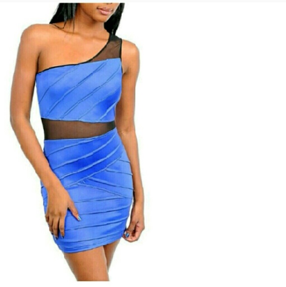 Royal blue dress