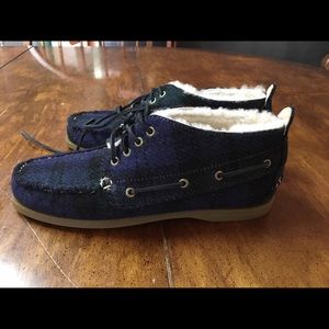 NWT Sperry for j crew booties shearling lined