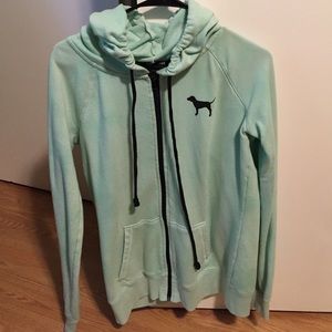 PINK Light green the dye full zip