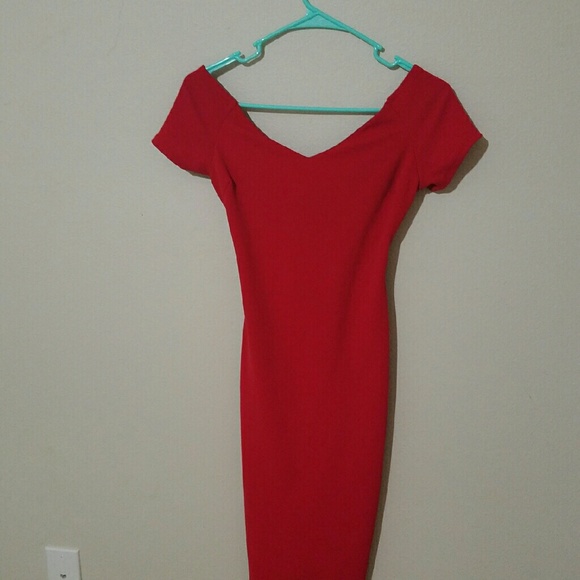 Red mini dress - Picture 1 of 3