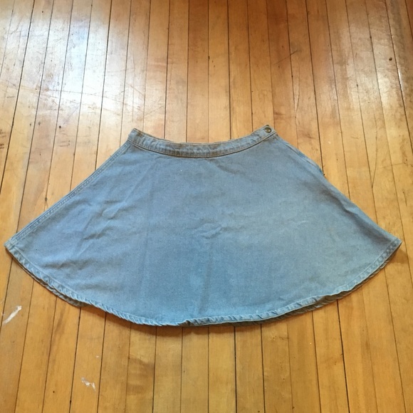 American Apparel light denim circle skirt