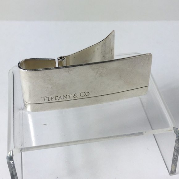 Tiffany & Co silver snap money clip
