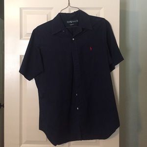 Navy Blue Polo button down