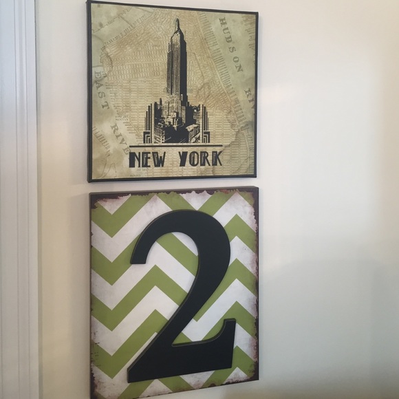 2 signs together or a piece
