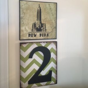 2 signs together or a piece