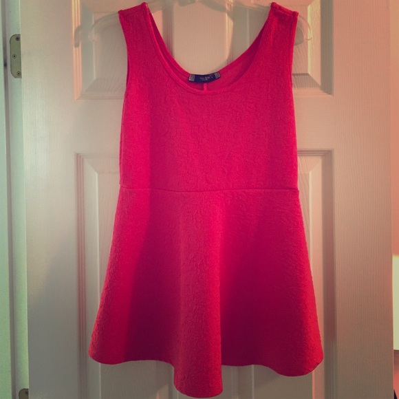 Beautiful Coral Tutta Bella Maternity Blouse