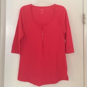 Gilligan & O'Malley Coral Sleepwear Top