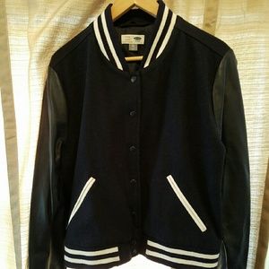 Fitted Navy Blue Jacket