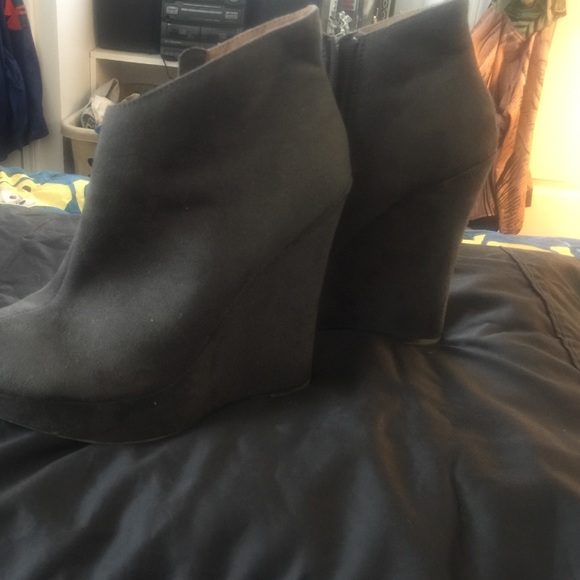 Grey wedges size 10 - Picture 1 of 4
