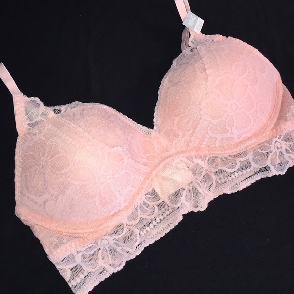 PINK Push-up Lace Bralette
