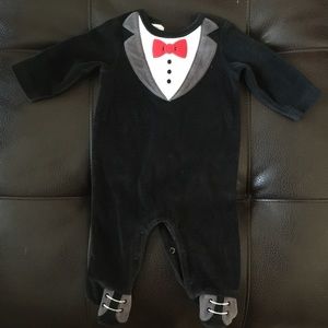 Baby Tuxedo Footie