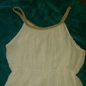 Bohemian Goddess Lined Linen Dress