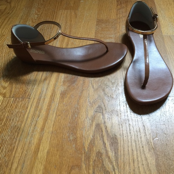 Cognac Michael Kors Sandals
