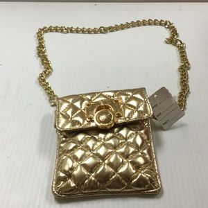 Michael kors gold fanny pack