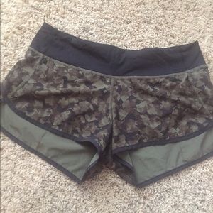 Lululemon 4 way speed shorts