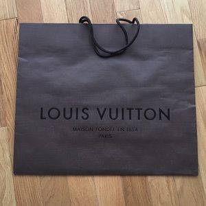 Authentic Louis Vuitton shopping bag