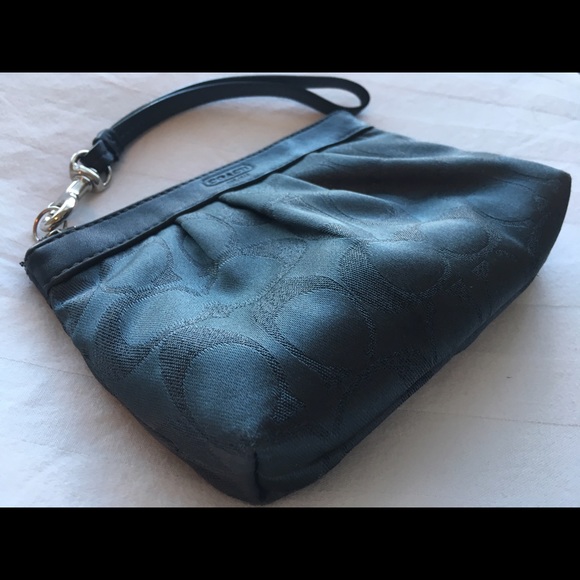 Coach Navy Blue Clutch