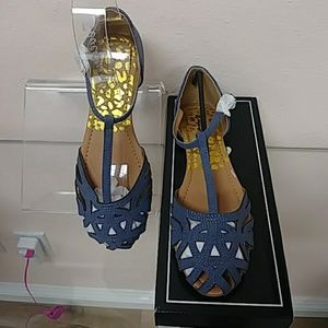 $11 Sale! DENIM BLUE SANDALS