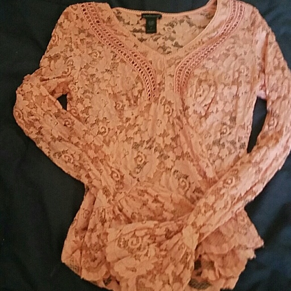 Moda International Tops - SOLD!!! (Added to Bundle) NWOT Delicate lacey top