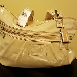 Gold Coach Tote