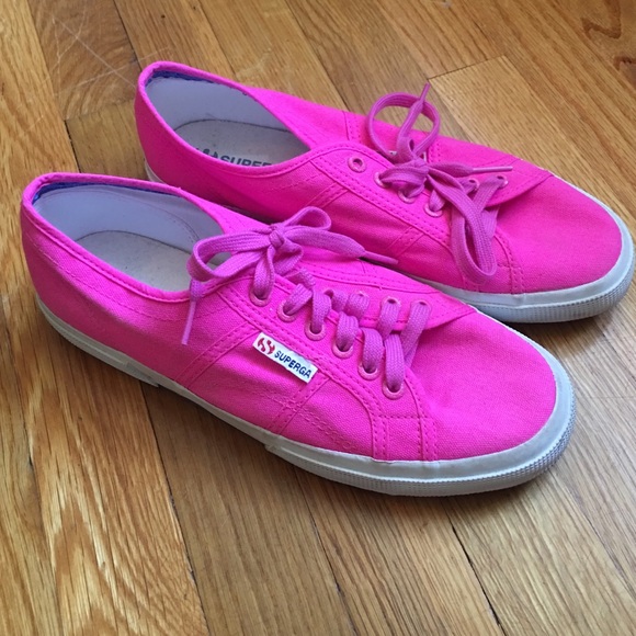 hot pink superga