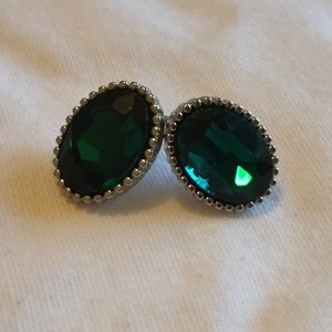 Emerald Green studs