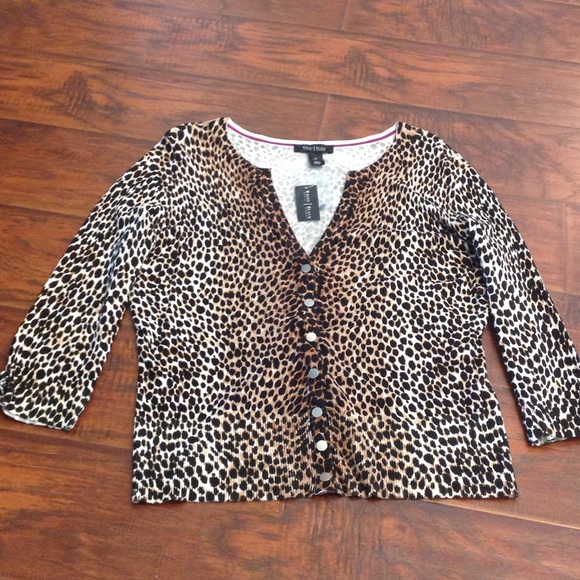 Leopard Print Cardigan
