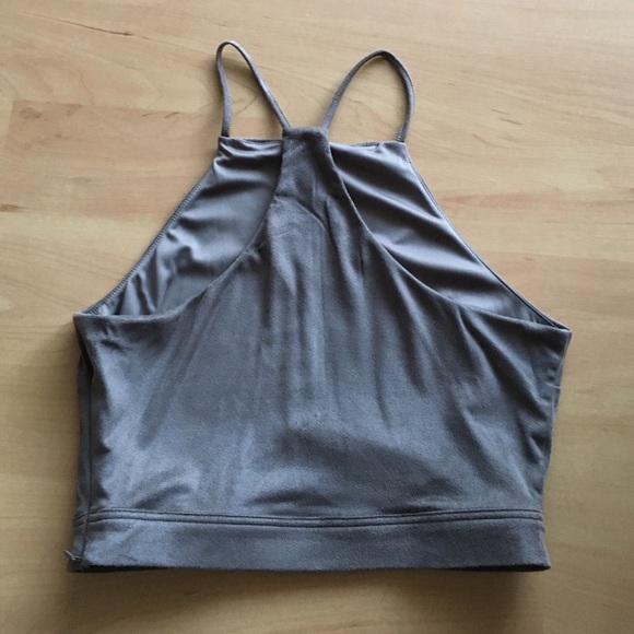 🚫SOLD🚫Kendall and Kylie suede crop top - Picture 2 of 4