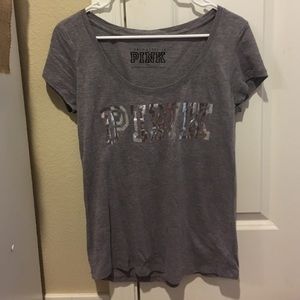VS Pink tee women's large