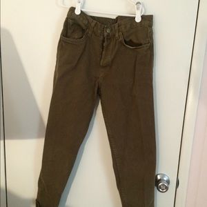 Brandy Melville arm green pants