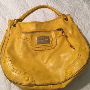 Yellow Gianni Bini purse