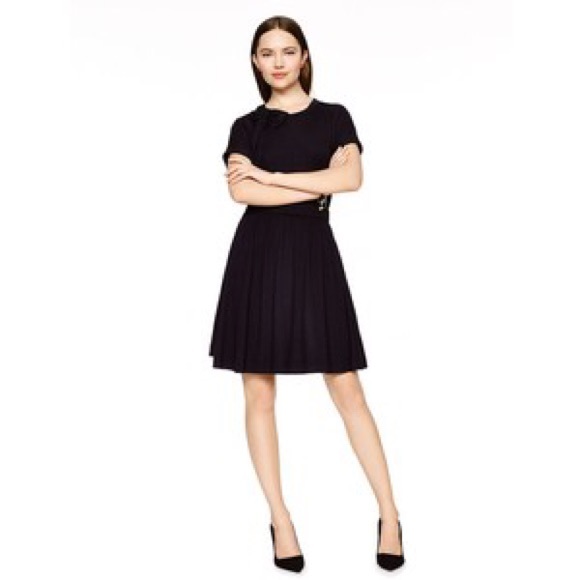 kate spade Dresses & Skirts - Kate Spade Draped Cotton Jersey Dress Small Black