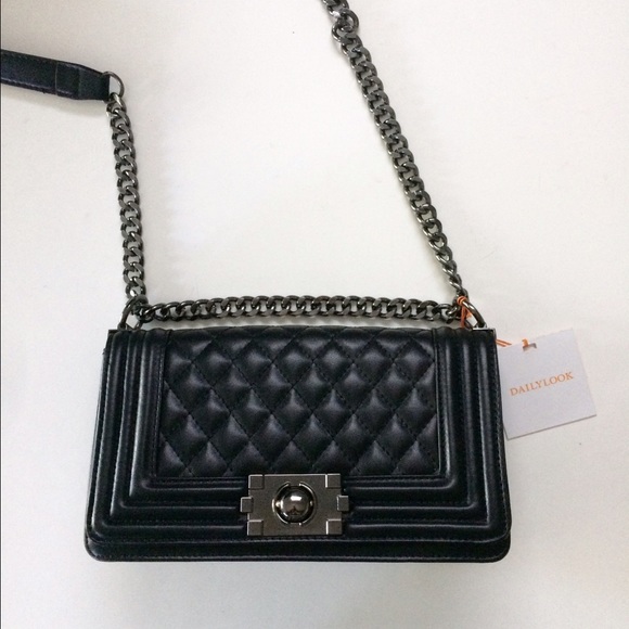 Quilted Leather Purse - new with tags