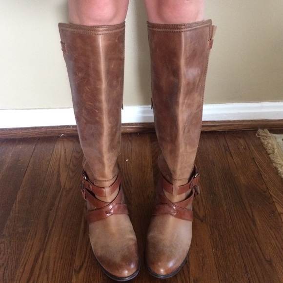 Gianni Bini Knee High Leather Riding Boots size 9