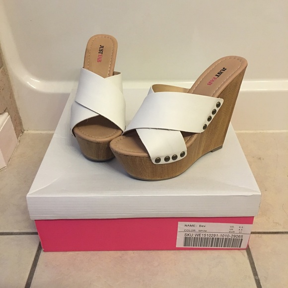 JustFab Bev wedges