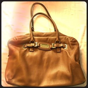 Michael Kors soft leather bag used once! Like new!